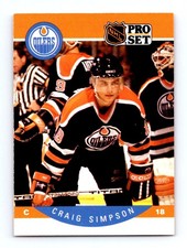 #95 1990-91 Pro Set  Craig Simpson Oilers