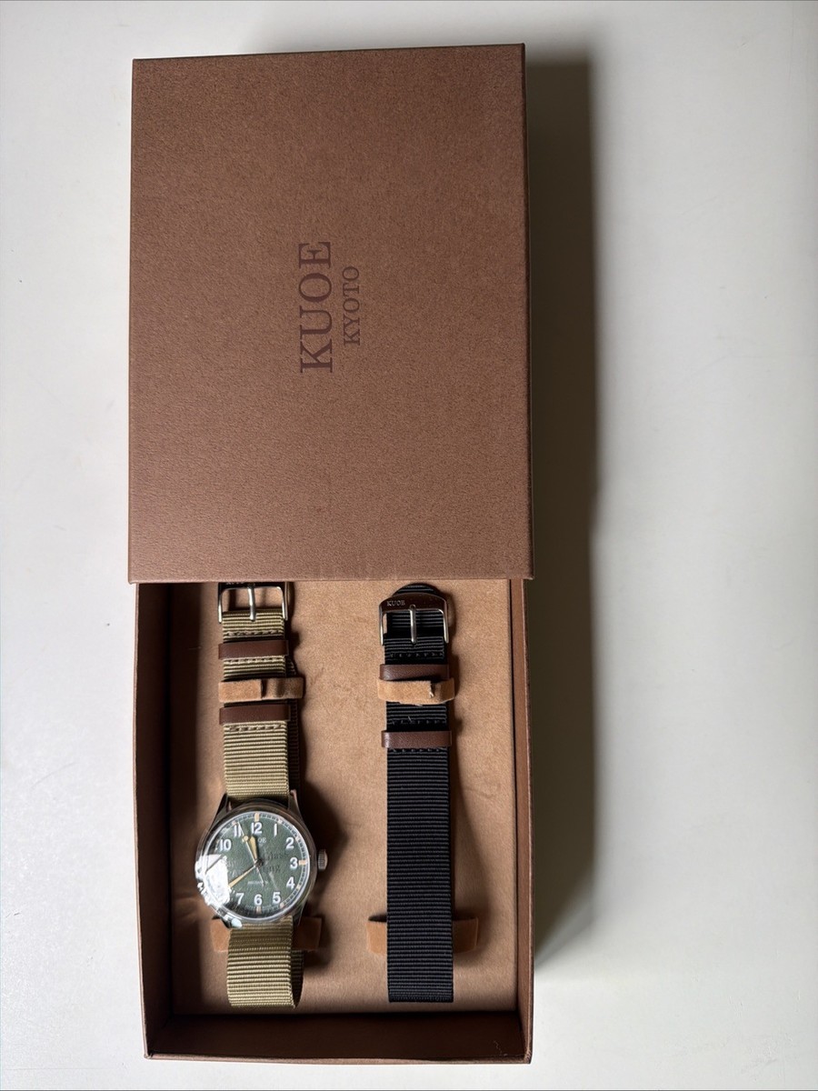 KUOE Old Smith 90-002 38mm Japan Only Limited Edition Green Dial