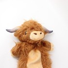 Microwavable Weighted Brown Highland Cow Plush - 1.75 Pounds — photo 3