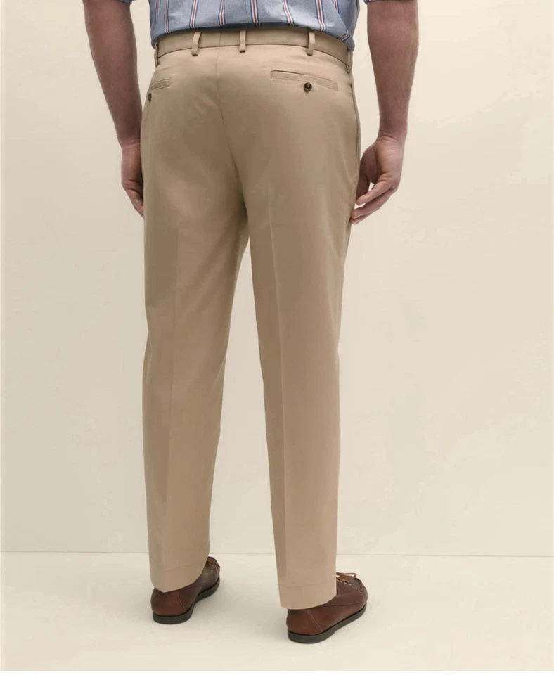 Lote de 2 Dockers D3 Frente Plano Caqui 36x32 y Ajuste Clásico Plisado 34x34 Foto 3 de 4