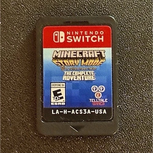 Nintendo Minecraft Story Mode: The Complete Adventure Switch Game Cartridge