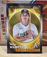 2026 Topps Series 1 Nick Kurtz #ATT-2 2025 All Topps Team Athletics
