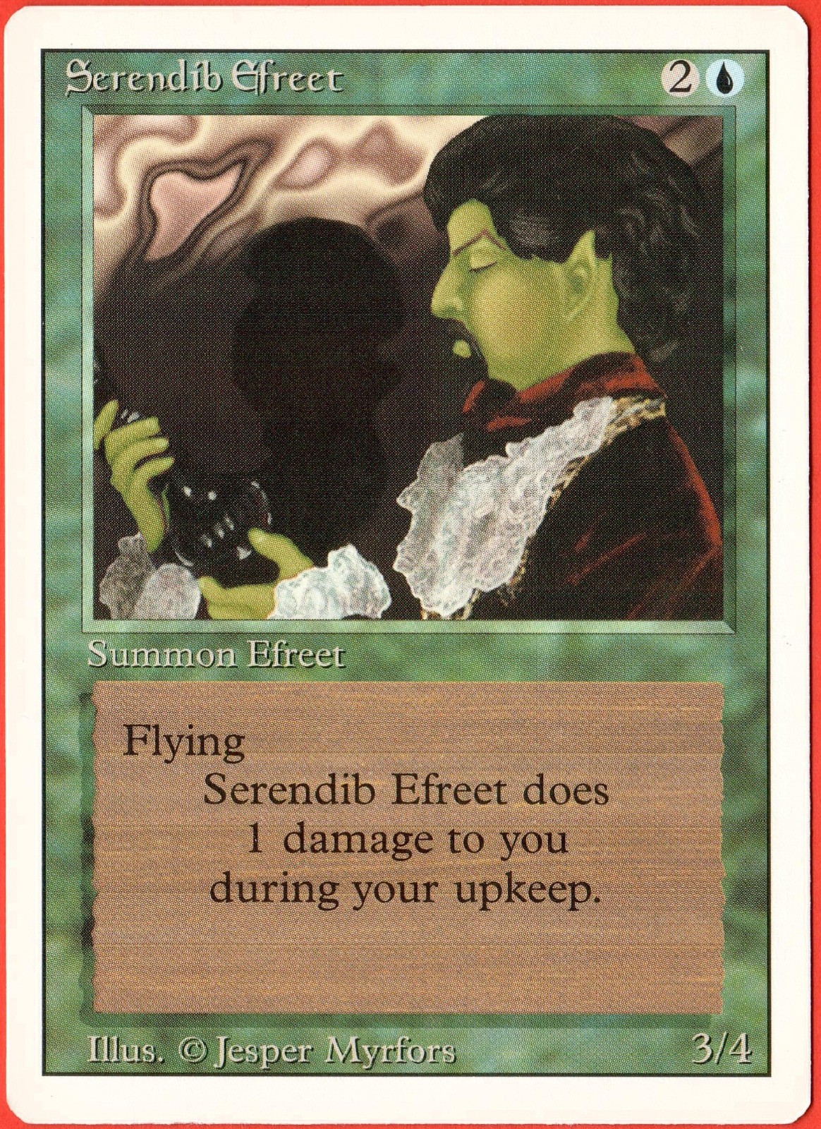MTG ~ SERENDIB EFREET ~ Revised (1994) NM/M ~ FREE SHIPPING ~ VINTAGE MAGIC RARE