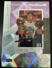 2019-20 Panini Status - Trophy Club Tim Duncan #7 White Diamonds /125