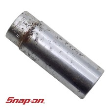 Snap On Tools 1/4" Drive 9/16" SAE 6 Point Deep Chrome Socket STM18 USA Fair F/S