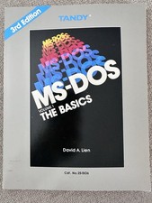 Vintage 1988 Tandy MS-DOS Volume 1 The Basics 3rd Edition Manual 25-1506