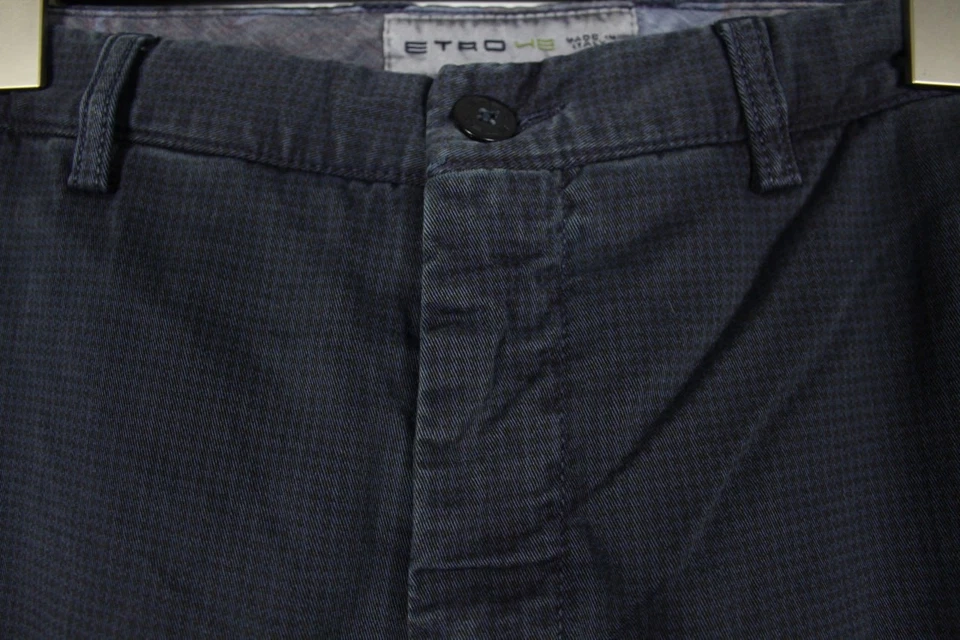 Pantalón chino azul ETRO MILANO talla 48 Foto 4 de 4
