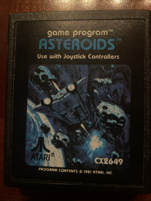 Asteroids (Atari 2600, 1981) Untested