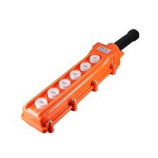 1Pcs Hoist Crane Momentary 6 Directional 6 Button Pendant Control Station