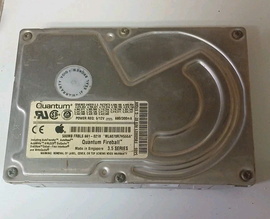 Apple Scsi Hard Drive In Vintage Computer Parts & Accessories for
