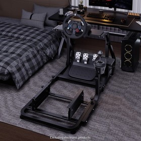 Hottoby Racing Simulator Cockpit Adjustable Wheel Stand Fits Logitech G920 G923