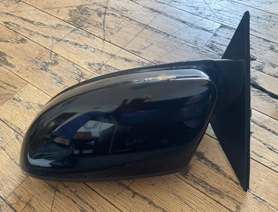 Dodge Charger 2011 2020 espejo retrovisor puerta conductor izquierdo 5 cables 80423A00 negro OEM Foto 2 de 4