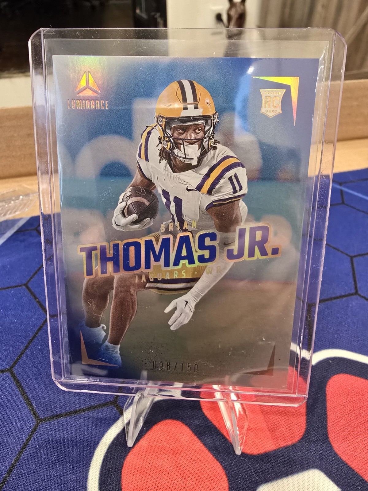 2024 Panini Luminance #125 Brian Thomas Jr. Blue /150 Rookie