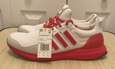 adidas Ultraboost DNA X LE White-Red Men's Shoes Size-11. H67955 MSRP $180 New.