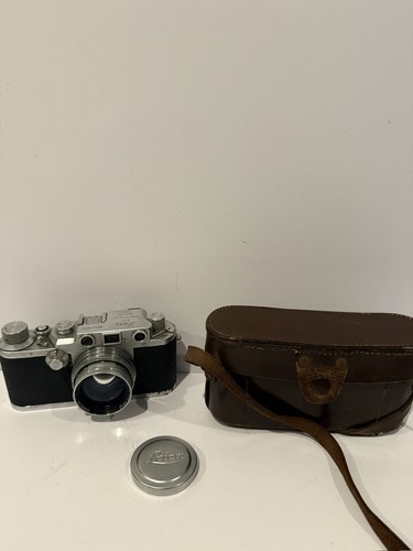 Leica III Series Ernst Leitz Wetzlar - Elmar 50mm f3.5 Camera - Untested AS IS