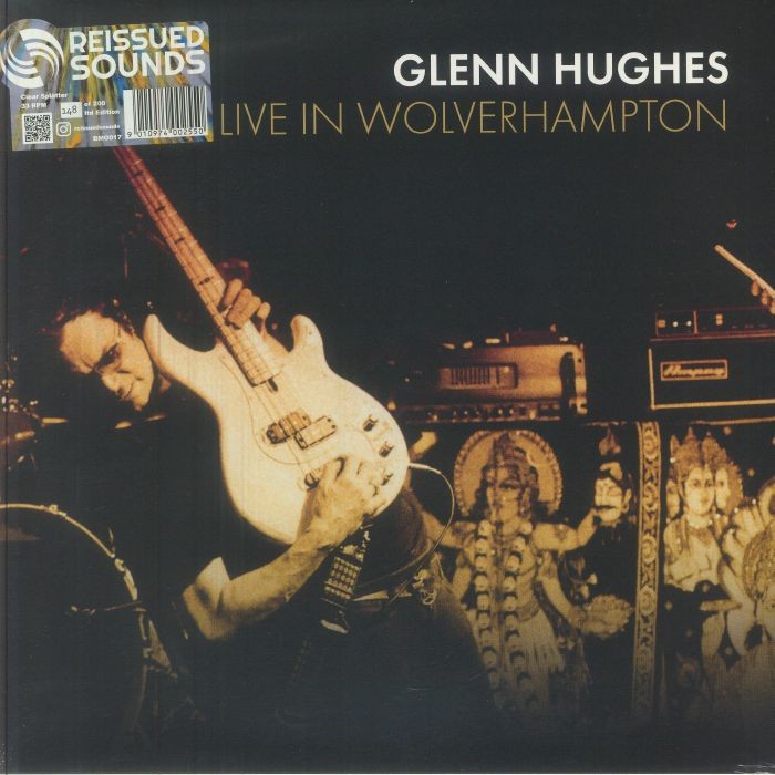 HUGHES, Glenn - Live In Wolverhampton (reissue) - CLEAR SPLATTERED VINYL 2XLP