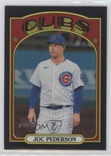 2021 Heritage High Number Chrome Black Border Refractor 72/72 Joc Pederson n0c