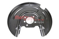 Metzger Spritzblech, Bremsscheibe Hinterachse, Links U.A. FüR Audi, Seat, Skoda