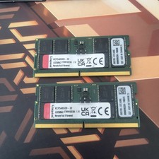Image of 64GB 2x Kingston 32GB DDR5 4800MT/s SODIMM Laptop Memory T