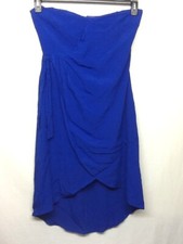 ASTR the Label Women's Josefina Blue Strapless Sweetheart Neck Dress Size L  $98