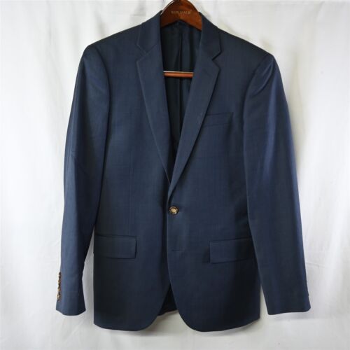 J.CREW 36S Blue G1730 Thompson Slim Flaw 2Btn Blazer Suit Jacket Sport Coat - Afbeelding 1 van 9