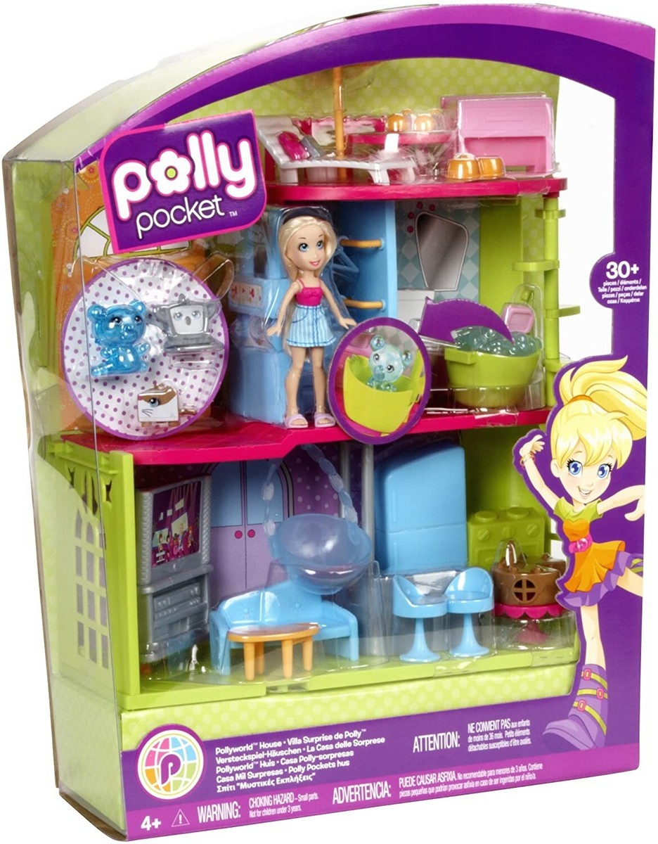pollyworld house polly pocket casa sorprese maison versteckspiel