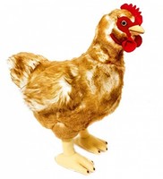 Brown Hen / Chicken Plush Soft Toy By Living Nature. 33cm. Brown Hen / Chicken Plush Soft Toy By Living Nature. 33cm.