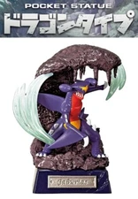 RE-MENT Pokemon Pocket Statue Dragon Type Mini Figure Diorama Toy #4 Garchomp