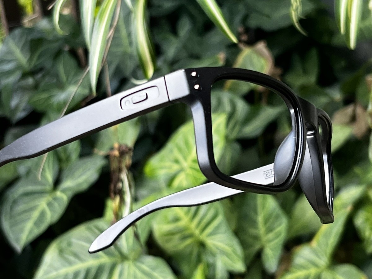 Custom Oakley HOLBROOK matte black Only NO ICONS 55mm Lens | eBay
