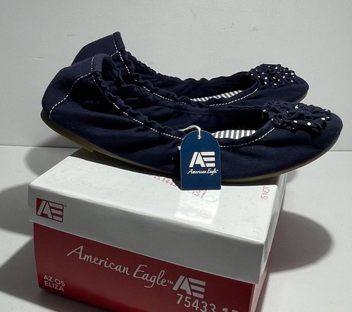 Women's American Eagle Brand Shoes ~ Style Eliza ~ size 9 ~ Navy ~ 75433-15 - Picture 9 of 11