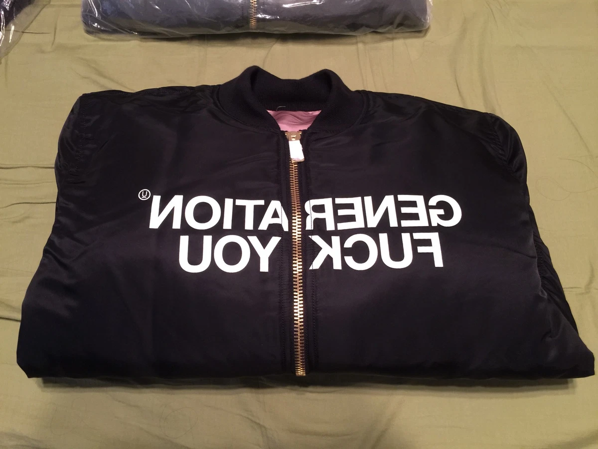SUPREME X UNDERCOVER REVERSIBLE MA-1 JACKET BLACK/PINK Size L | eBay