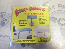 STD-12 Kwik Tek Stik UMMs Boat Cover Tarp Tie Downs 4 Tie Downs 12" Cord