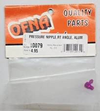 10079 OFNA RACING - Pressure Nipple Right Angle Aluminum - P/N 10079