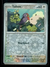 Pokemon TAILLOW 156/182 - Destined Rivals -  Rev Holo - MINT