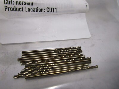 5/64'' Cobalt 135° Split Point Gold Finish Jobber Drill QTY 12