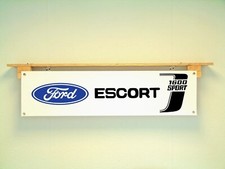 Ford MK2 Escort 1600 Sport Banner Werkstatt Garage H&ouml;hle Wand Display Schild