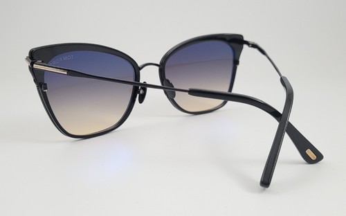 Tom Ford Sunglasses NEW TF 843 Faryn Color 01B Black Gold Size 56 Cat Eye - Picture 6 of 6