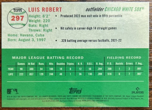 FRANK THOMAS & other WHITE SOX - pick your card - ROOKIES/PARALLELS/INSERTS - Picture 227 of 247
