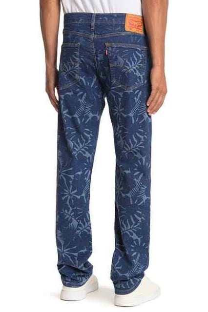 Levi's Men's 511 Slim Fit Aldo Indigo Floral Stretch Jeans 38x32 Save 50 for sale online | eBay