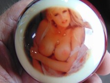 Naked Topless Lady # 15 Pool Ball or Gear Stick Shift Knob. No Longer Made !