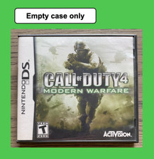 Empty Nintendo DS Case Manual - No Game - Call of Duty Modern Warfare 4