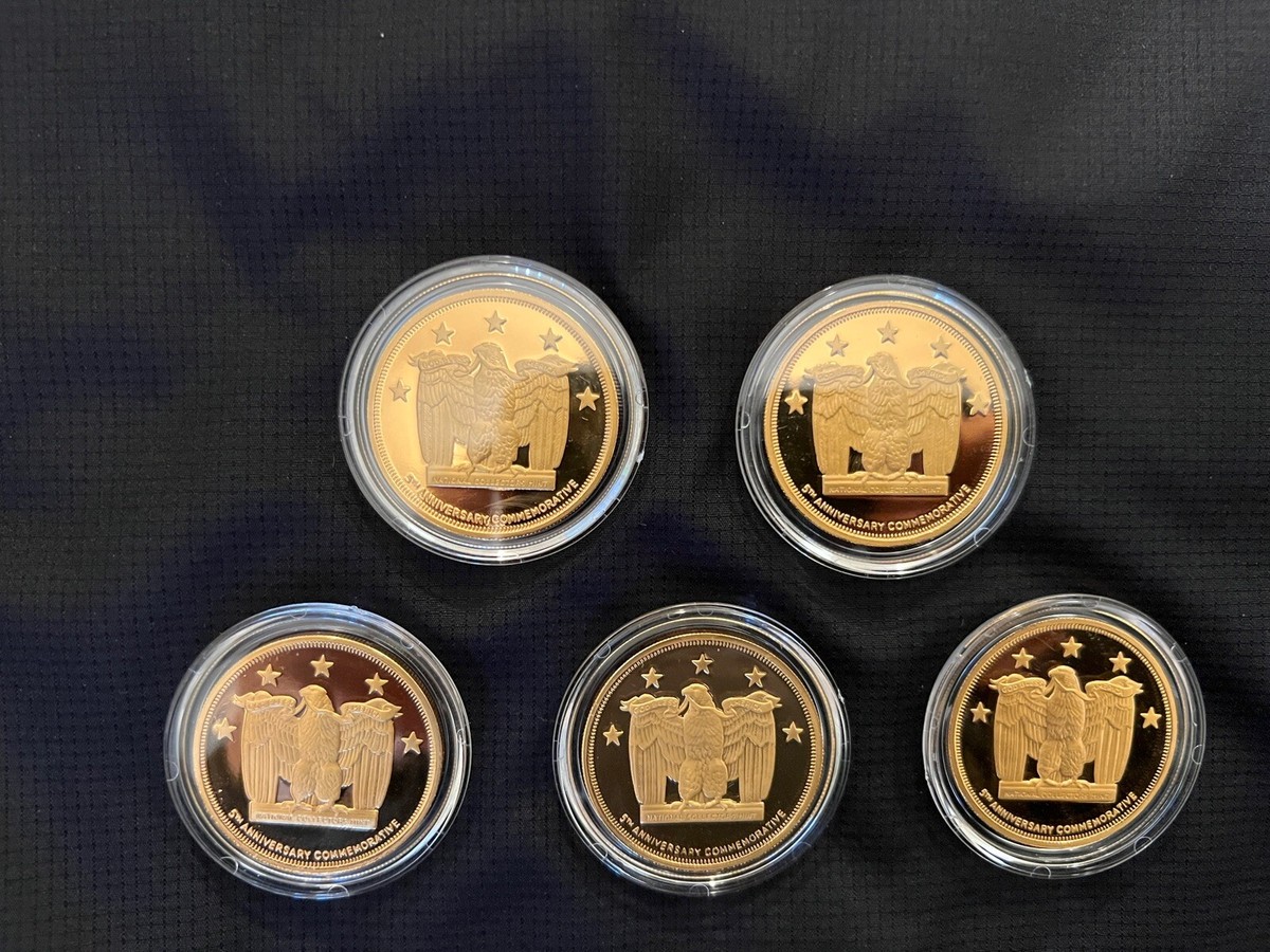 MINT .999 FINES SILVER 5TH ANNIVERSARY WORLD TRADE CENTER
