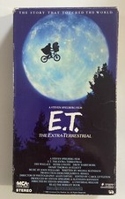 E.T.  M.C.A. Vintage VHS 1980’s Spielberg Classic Film