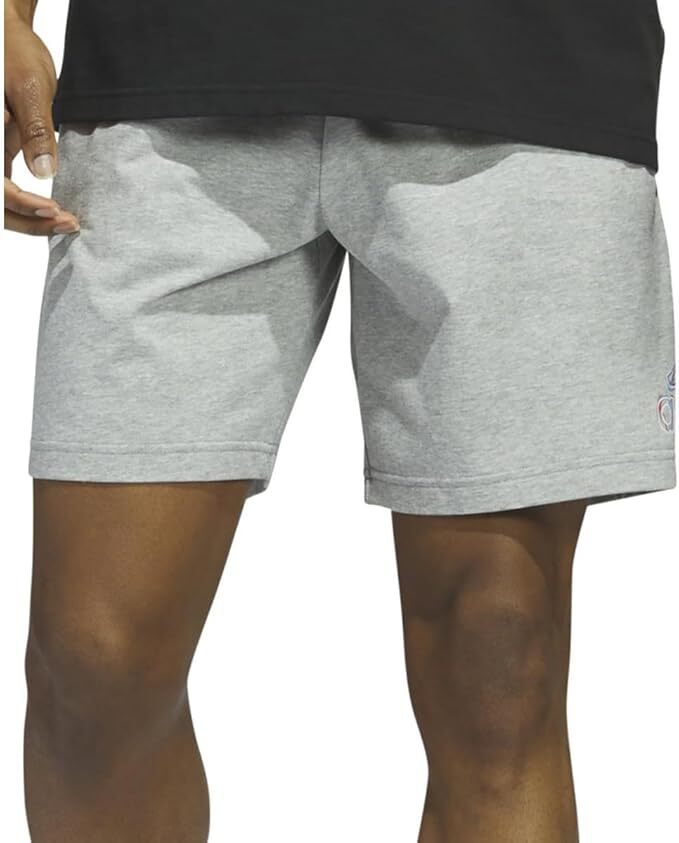 Короткий мужской свитер Adidas с плоской передней частью на сером шнурке XL