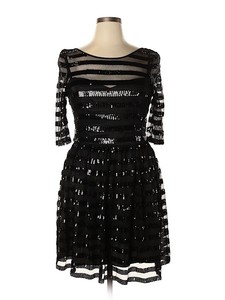 black sparkly cocktail dress