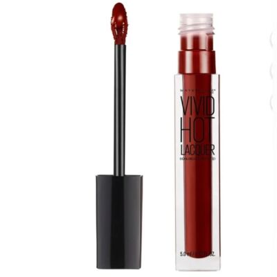 Maybelline Vivid Hot Lacquer Color Sensational Lipgloss Classic Red #72 New