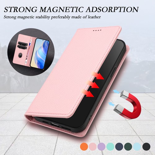 Para Moto G Power/Stylus 5G 2025 Cuero PU Billetera Ranuras para Tarjetas Estuche con Soporte Abatible - Imagen 22 de 64