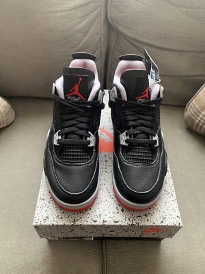 Nike Air Jordan 4 Retro Bred Reimagined (GS) Size 6Y | eBay