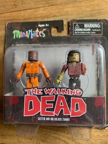 Dexter et Dreadlock Zombie Walking Dead Series 3 MiniMates - neuf sous blister  - Photo 1/2