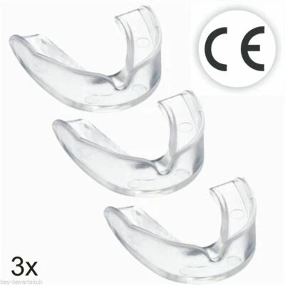 3x SPAR SET CE Zahnschutz Mundschutz Zahnschützer 3er Herren Damen Erwachsene  - Bild 1 von 4
